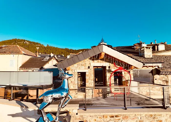 Tatil Evi Le Refuge Cal Chalon , De Luxe Au Coeur Du Village Les Angles (Pyrenees-Orientales)